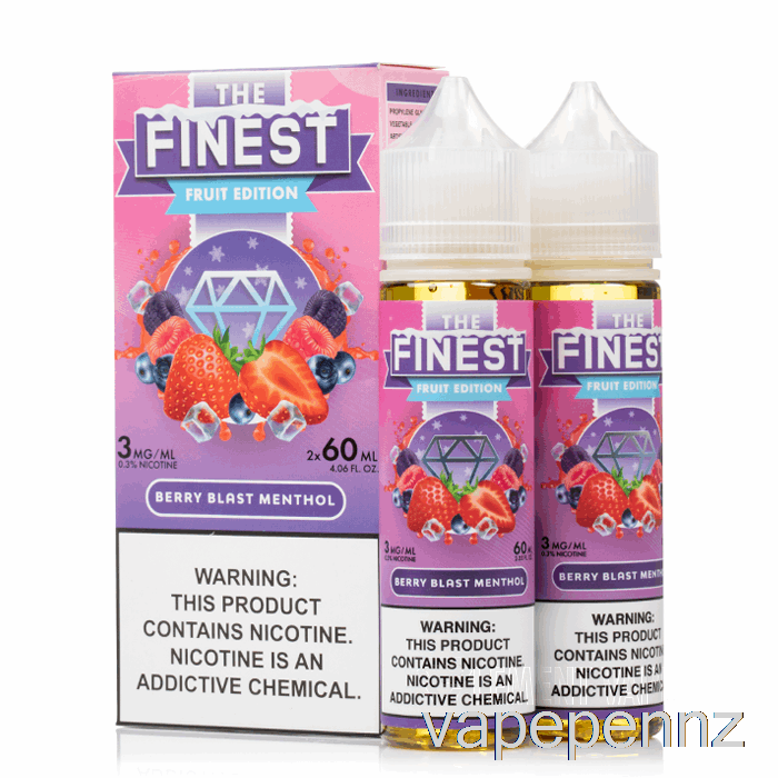 Berry Blast MENTHOL - The Finest Fruit Edition - 120mL 0mg VAPE NZ